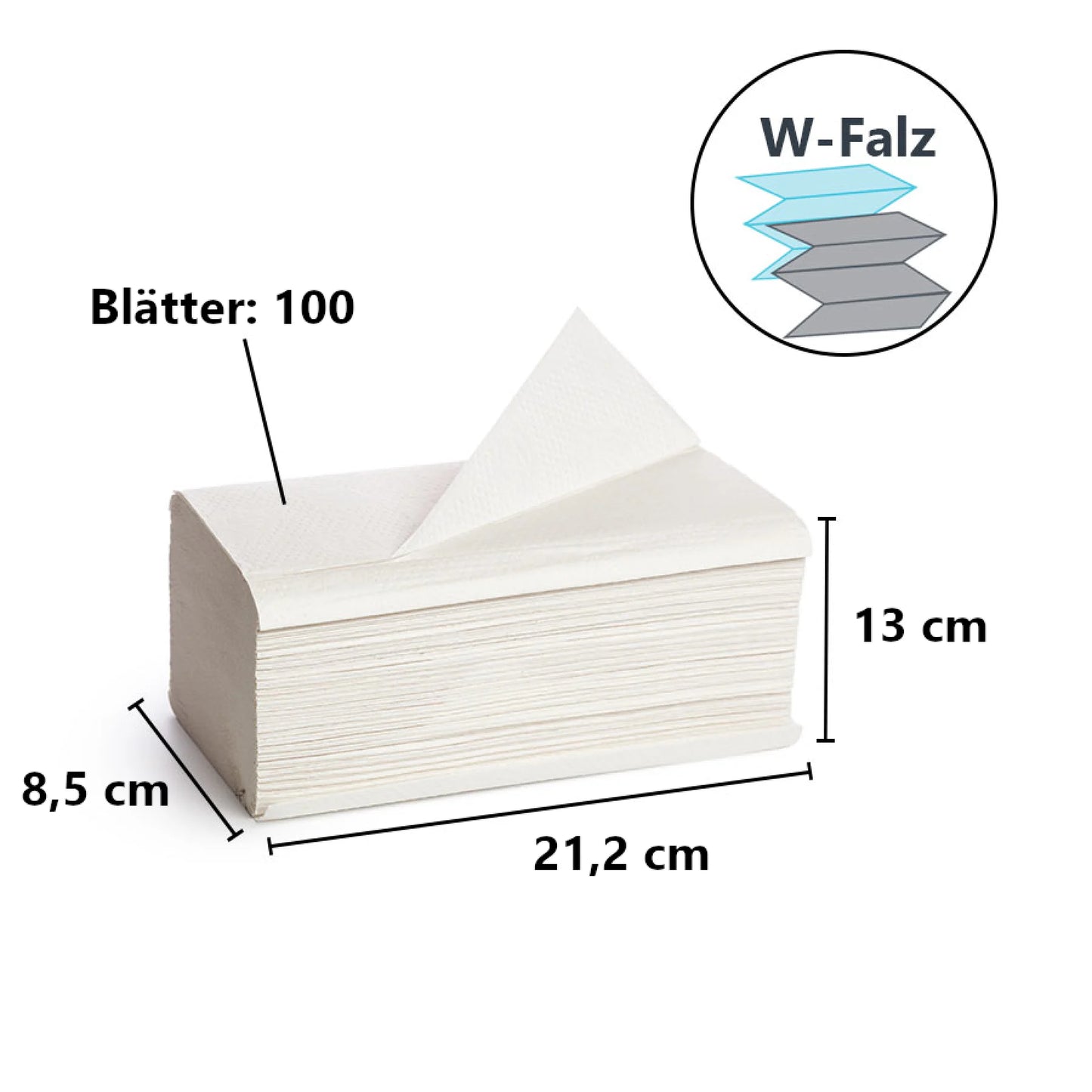 32x Tork Xpress® Multifold Papierhandtücher – 2-lagig, Weiß, 21 x 23,5 cm (1x Palette)