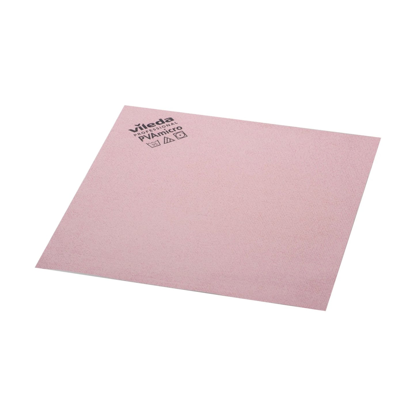 Vileda PVAmicro Mikrofasertuch – Rosa, 38 × 35 cm, PVA-beschichtet