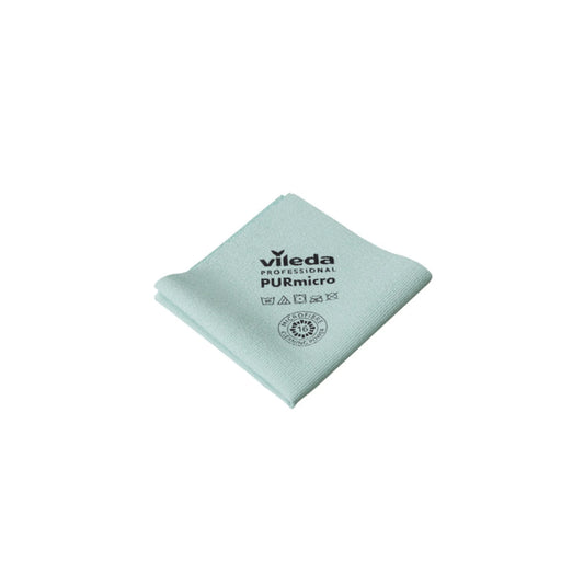 Vileda PURmicro Active Mikrofasertuch – Grün, 38 × 35 cm, PU-beschichtet